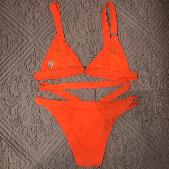 NWOT Sexy Orange Bikini 🍑 🍊🧡 - Picture 2 of 2